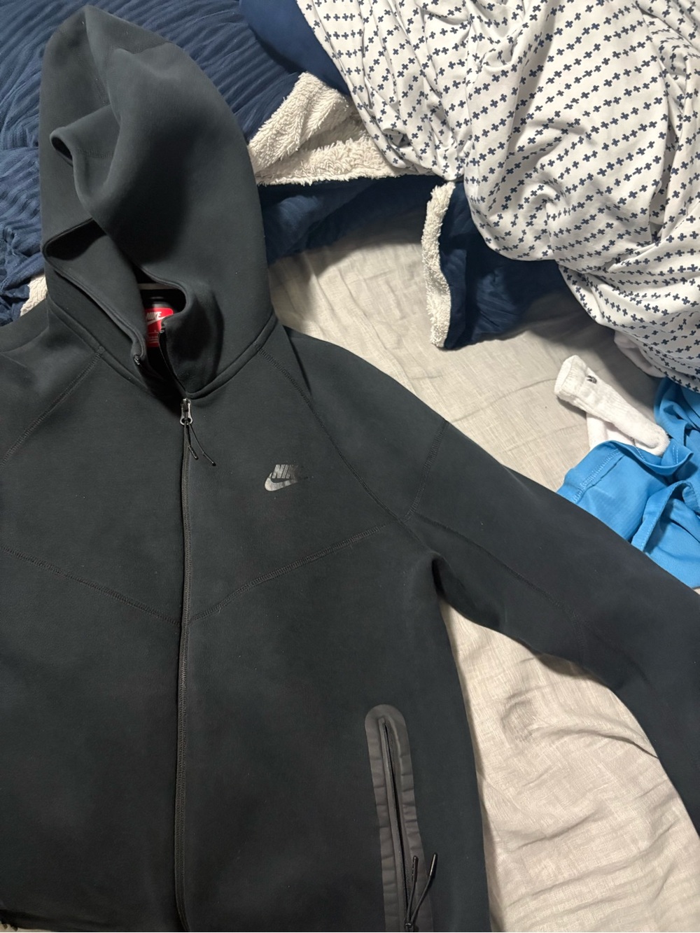 Nike Black Hooded Full-Zip Jacket